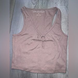Aeropostale brown tank top